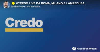 CREDO LIVE DA ROMA, MILANO E LAMPEDUSA